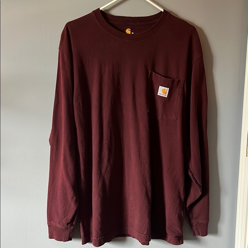 Men’s Carhartt Long-Sleeve Pocket T-Shirt